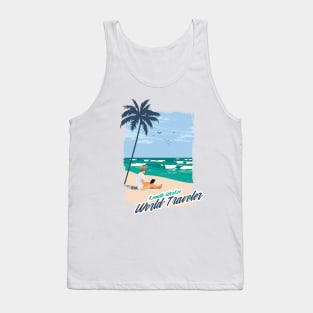 Remote Worker World Traveler Tank Top